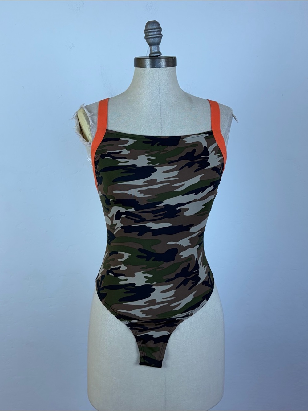 Superdown Camo Bodysuit